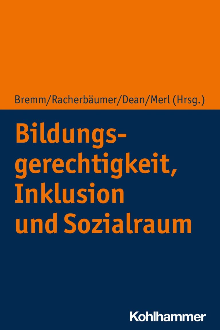Coming soon: Sammelband Bildungsgerechtigkeit, Inklusion und Sozialraum