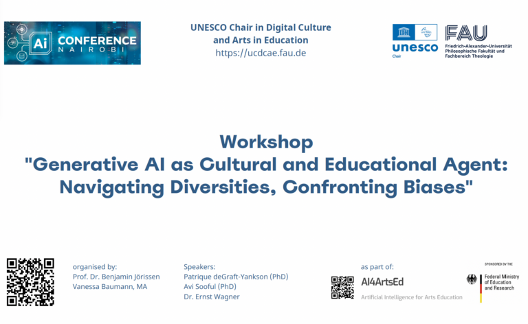 Online Workshop on „Generative-AI as Cultural and Educational Agent: Navigating Diversities, Confronting Biases“ – 25. November 2024